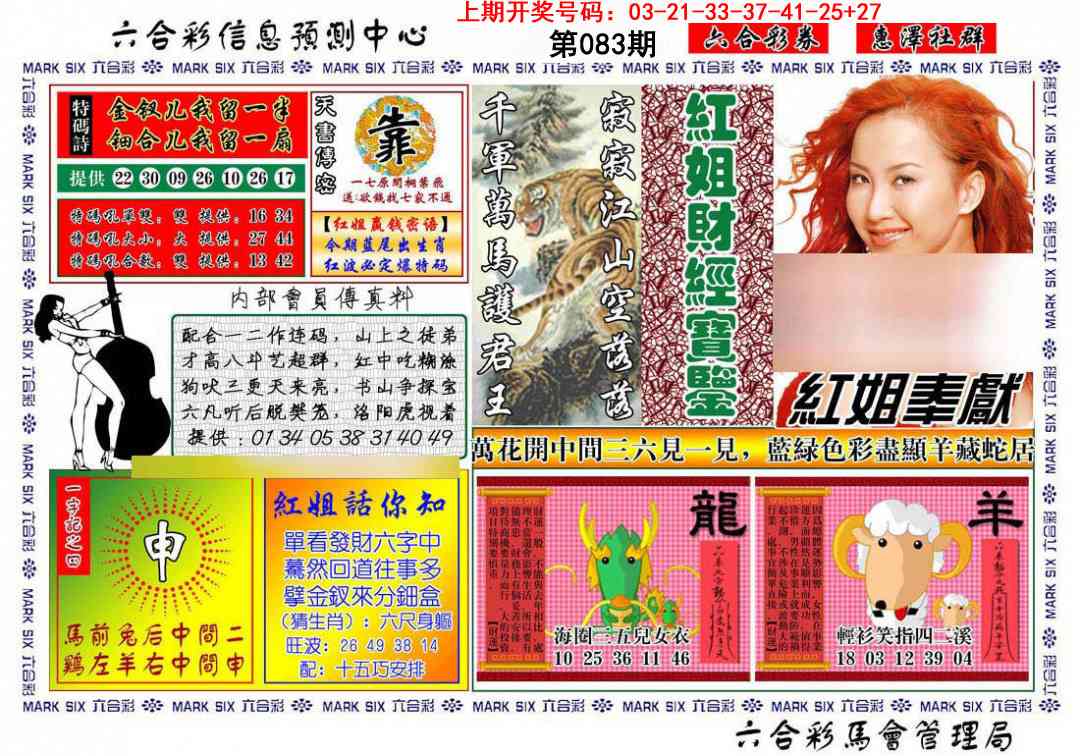 083期红姐财经宝鉴[图]